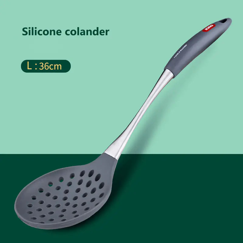 Stainless Steel Silicone Non-stick Spatula & Spoon Set