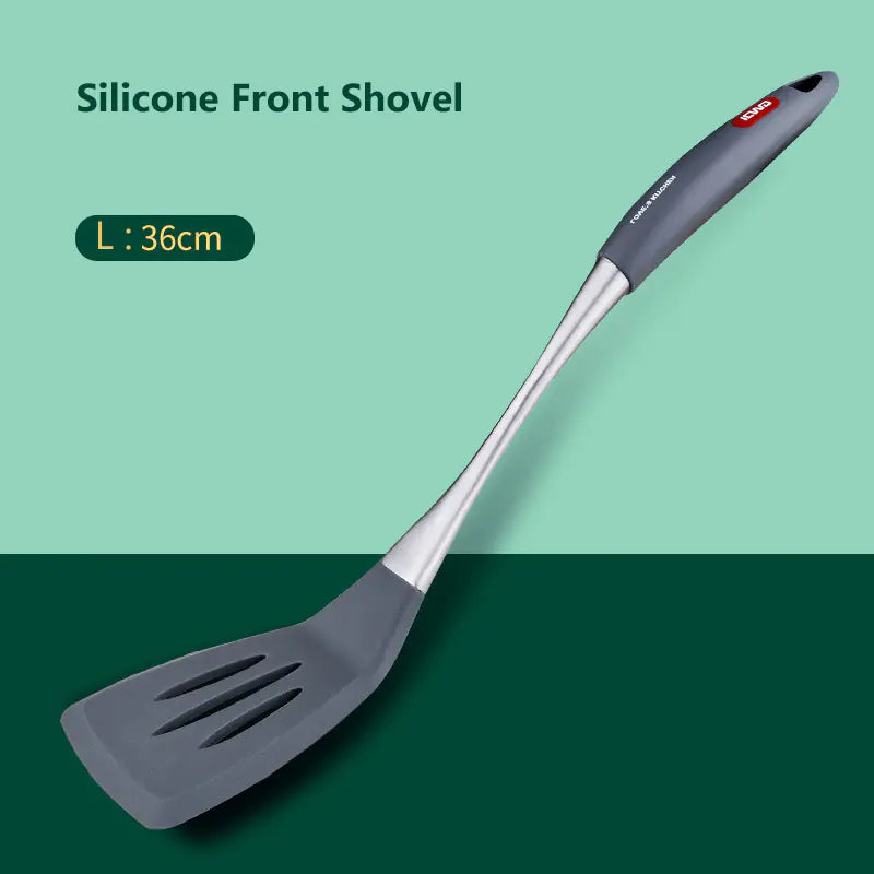 Stainless Steel Silicone Non-stick Spatula & Spoon Set